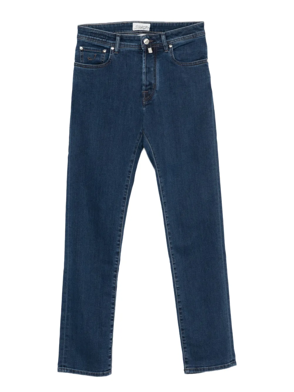 Jacob Cohen Stretch-cotton Sean Relaxed Jeans In Blue