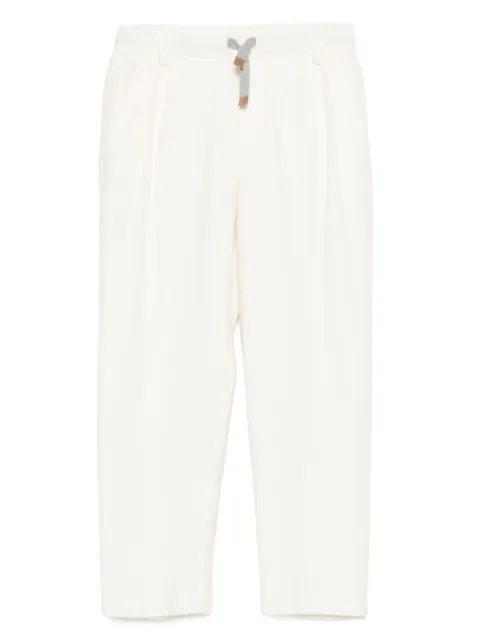 Eleventy Kids drawstring trousers