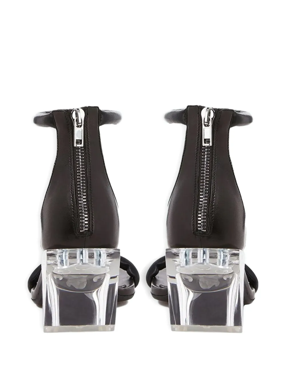 Rick Owens ankle-strap block-heel sandals Black