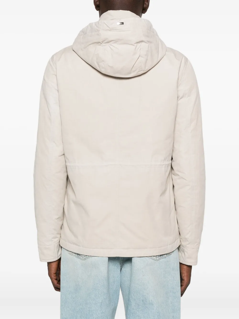 Herno Jack met capuchon en zak Beige