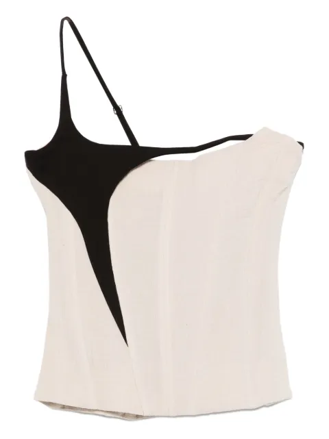 Ottolinger single-shoulder panelled top