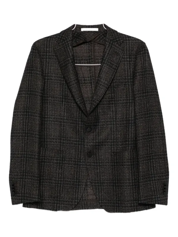 タリアトーレ　ジャケット　チェック　グレー　44 タリアトーレ チェックジャケット タリアトーレ TAGLIATORE 44