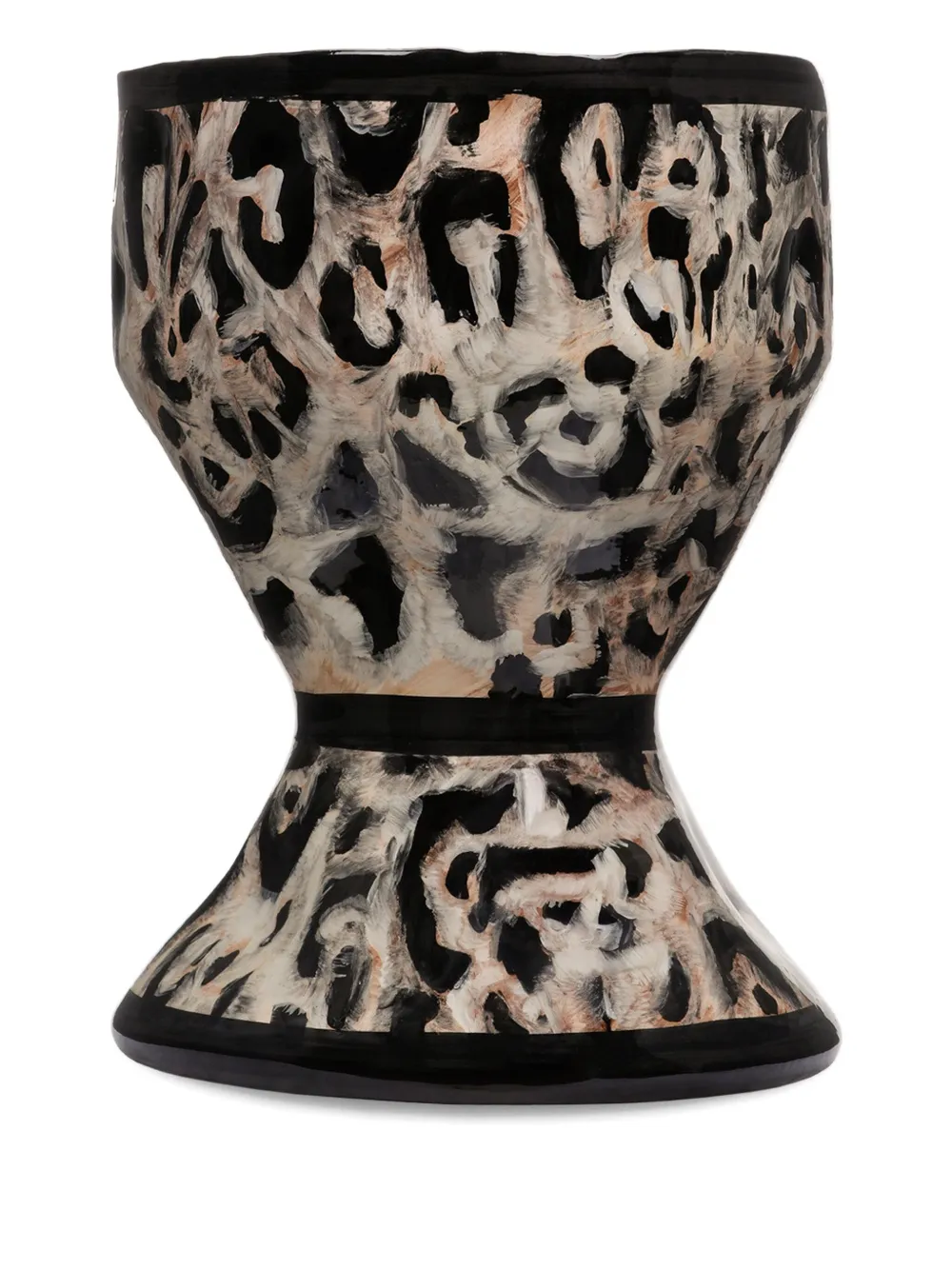 Dolce & Gabbana leopard-print hourglass vase (30cm x 40cm) | Brown | Image 1