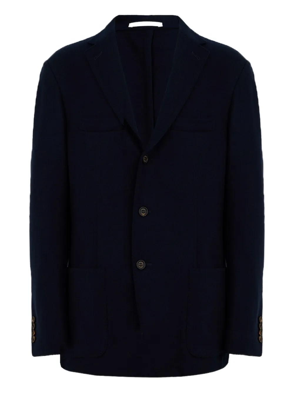 Eleventy Blazer met enkele rij knopen Blauw
