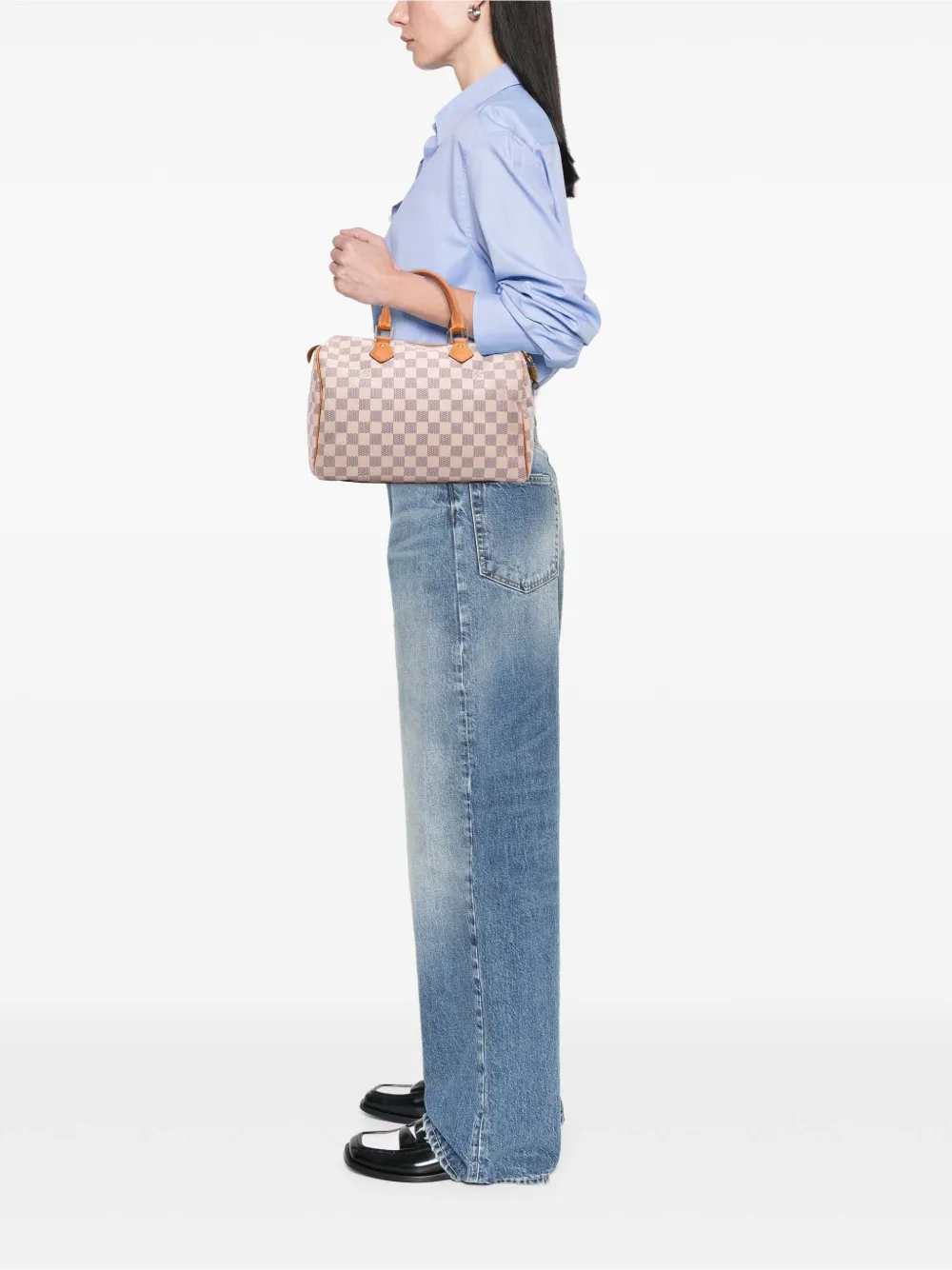 Louis Vuitton Pre-Owned 2015 Damier Azur Speedy 30 boston bag | Pre-Owned | Image 2