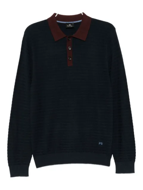 PS Paul Smith playera tipo polo con contraste