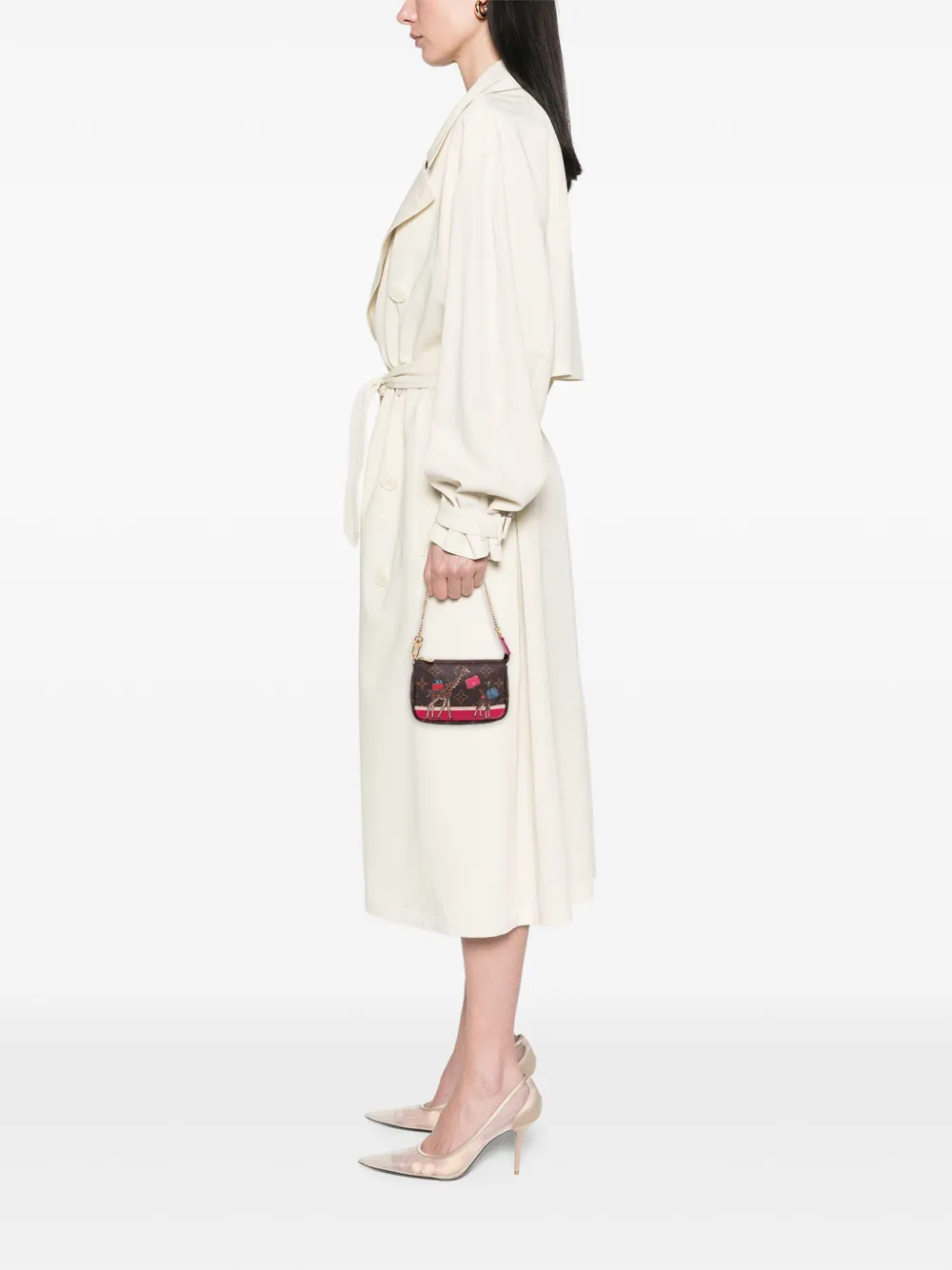 Louis Vuitton Pre-Owned 2017 Monogram Giraffe Christmas Mini Pochette Accessoires handbag | Pre-Owned | Image 2