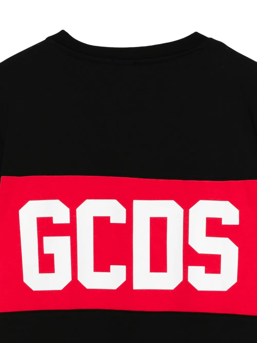 Gcds Kids logo t-shirt Zwart