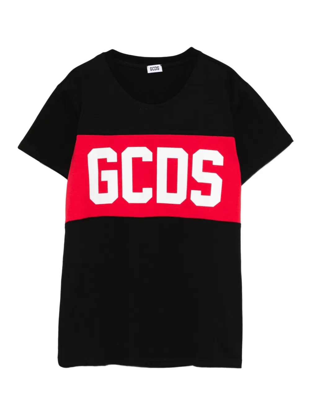 Gcds Kids logo t-shirt Zwart