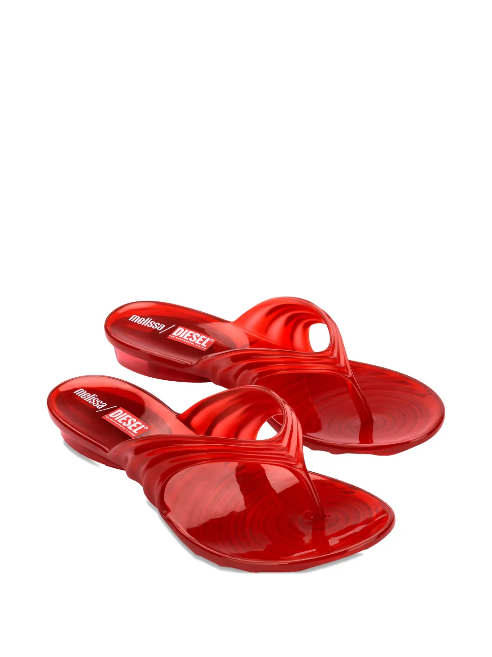 Melissa x Diesel thong flip-flops Red