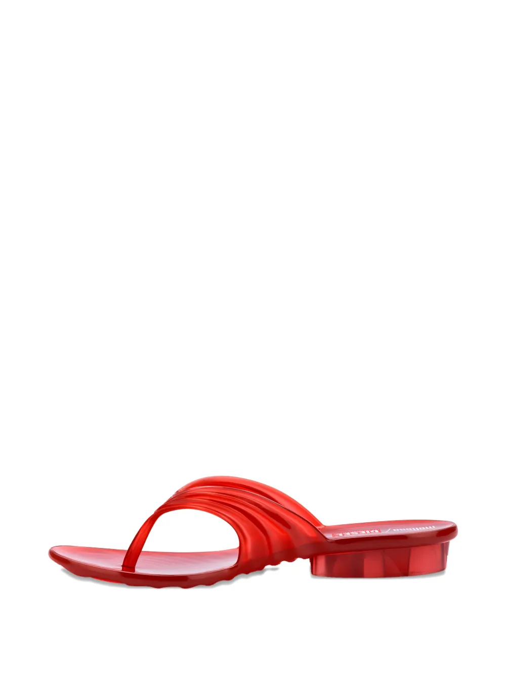Melissa x Diesel thong flip-flops Red
