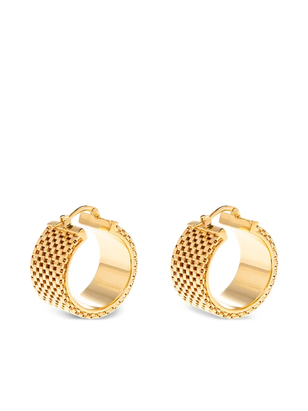 アクセサリー JIL SANDER MULTILINE EARRINGS Jil Sander chain-link Hoop Earrings | Gold | FARFETCH