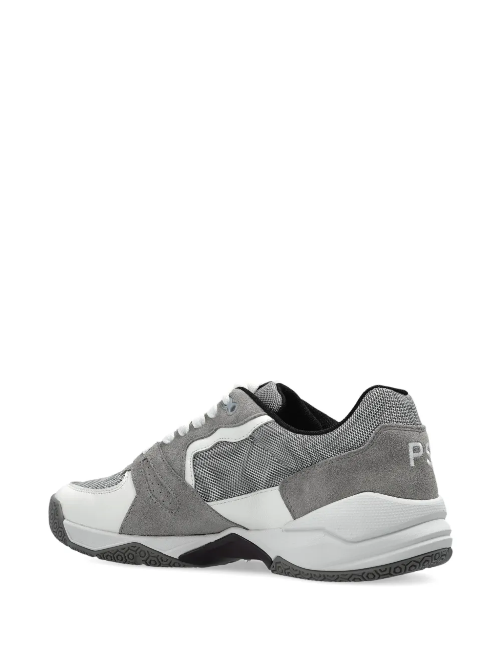 PS Paul Smith Ossi mesh-panel suede sneaker Grey