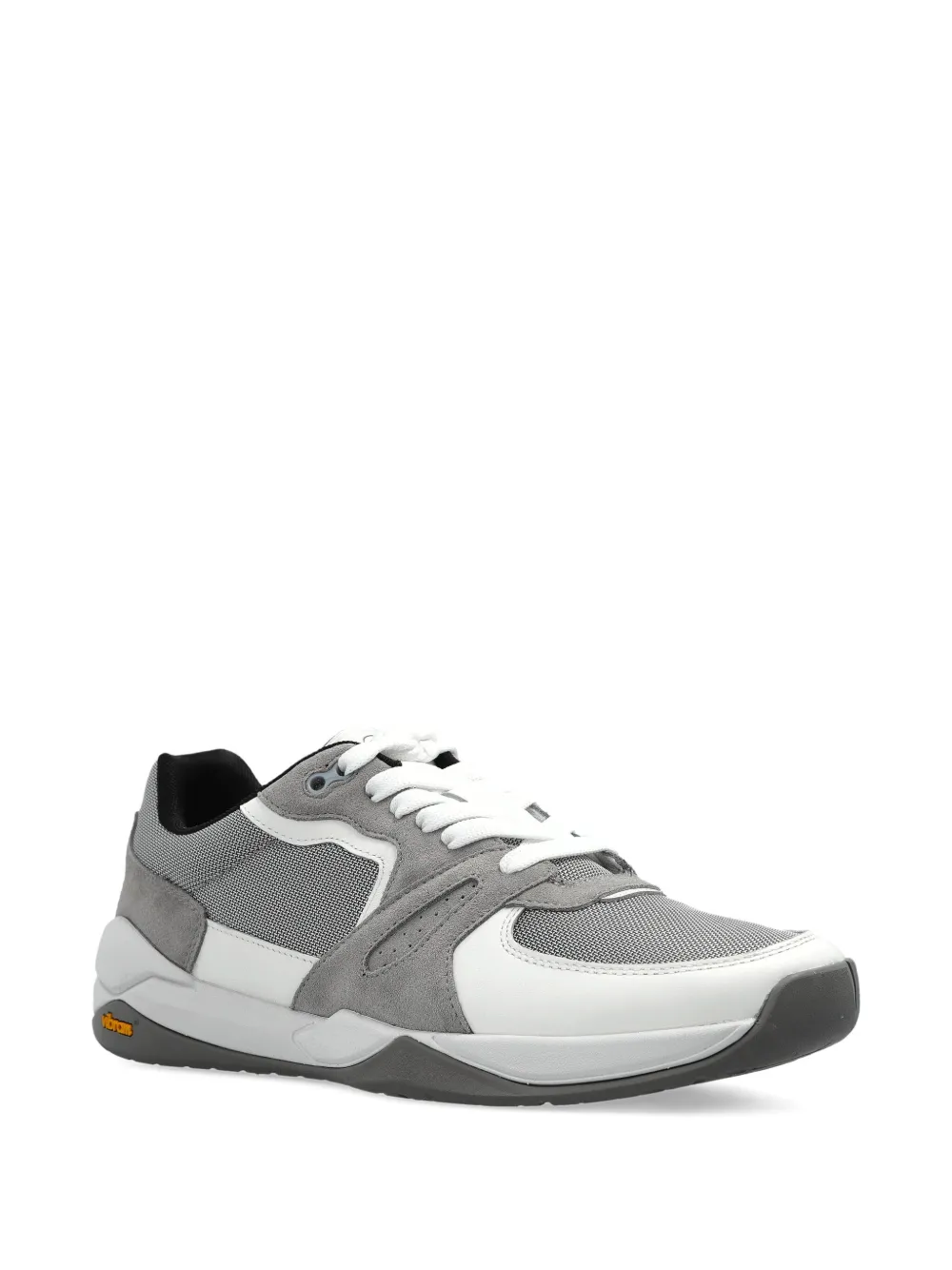 PS Paul Smith Ossi mesh-panel suede sneaker Grey