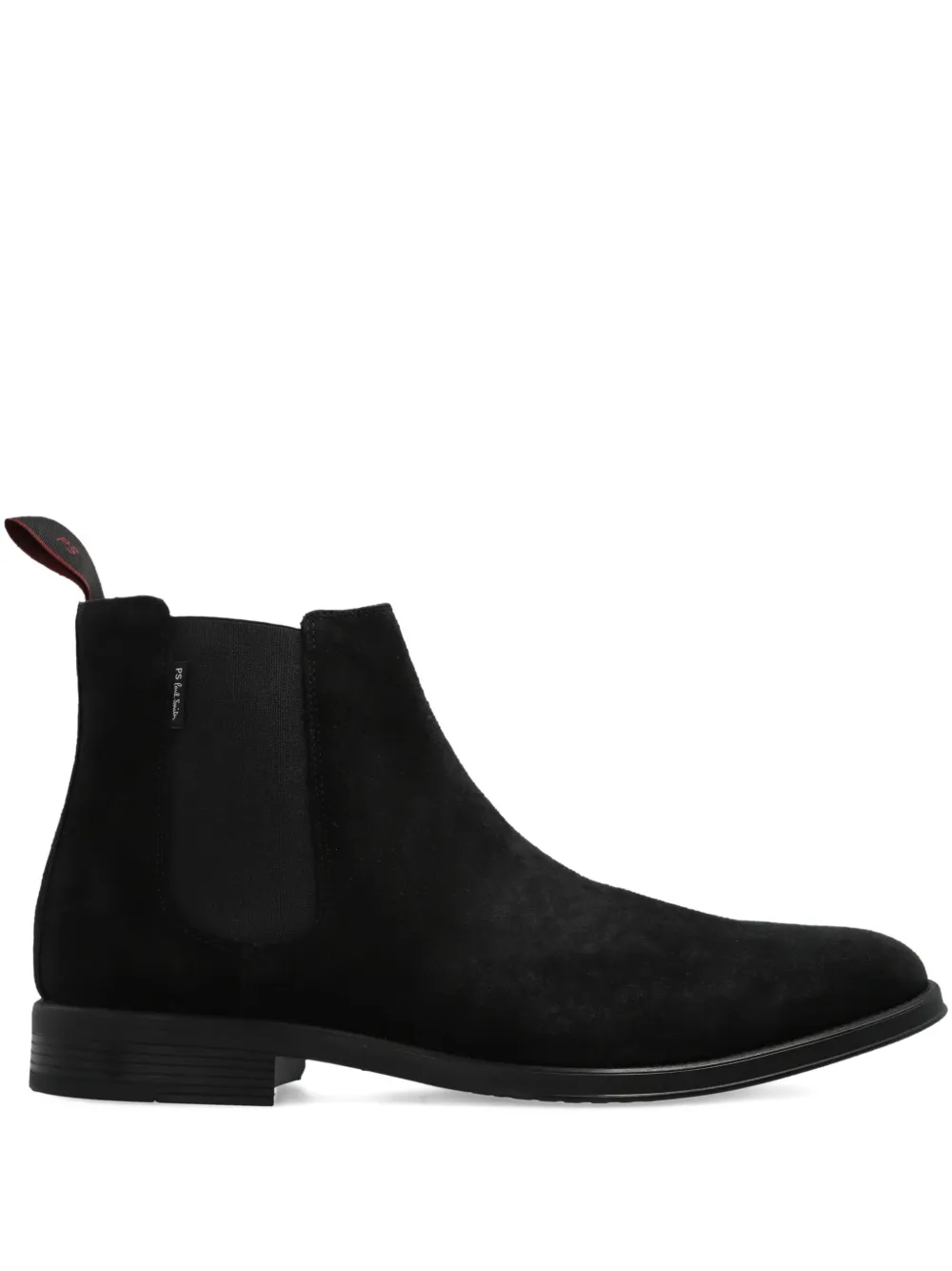 PS Paul Smith elastic-panels suede chelsea boots Zwart