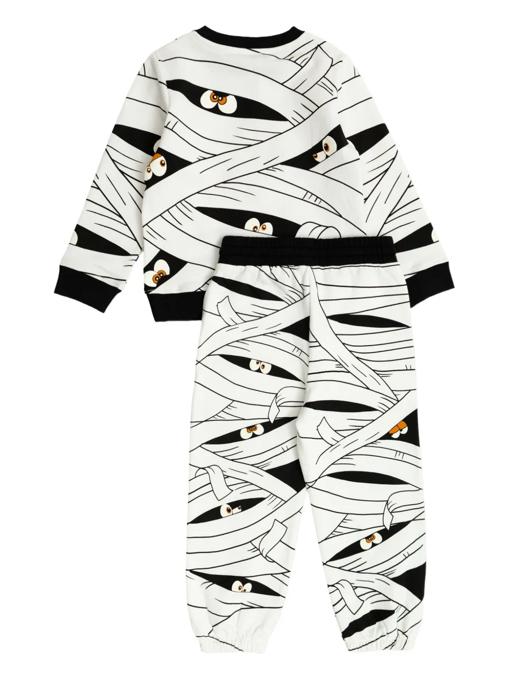 Stella McCartney Kids all-over print ribbed tracksuit Wit