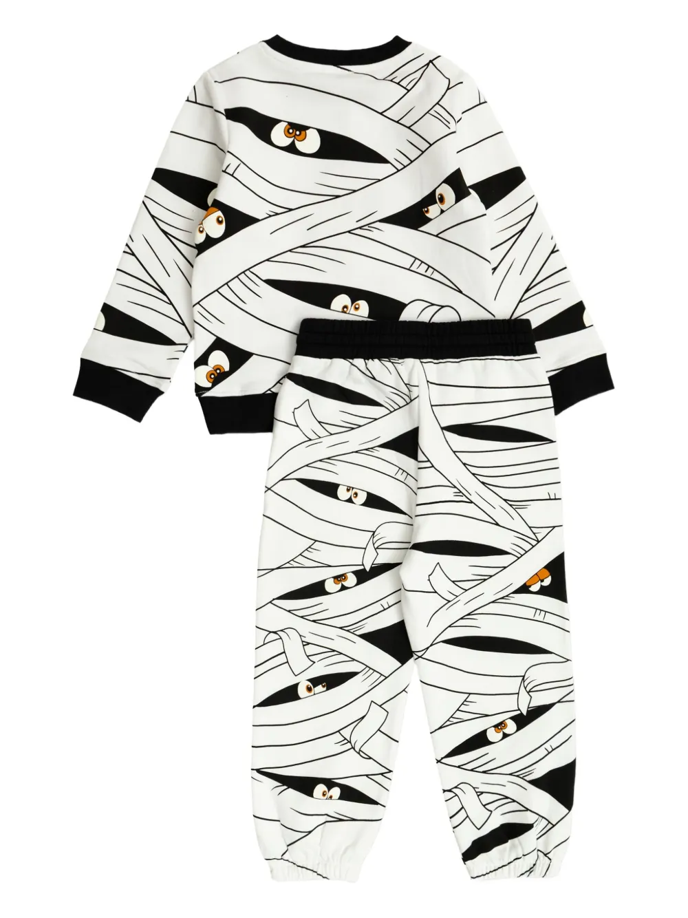 Stella McCartney Kids all-over print ribbed tracksuit Wit