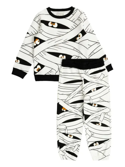 Stella McCartney Kids all-over print ribbed tracksuit