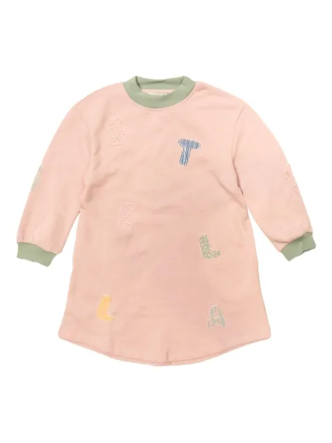 Stella McCartney Kids vestido de algodón bordado