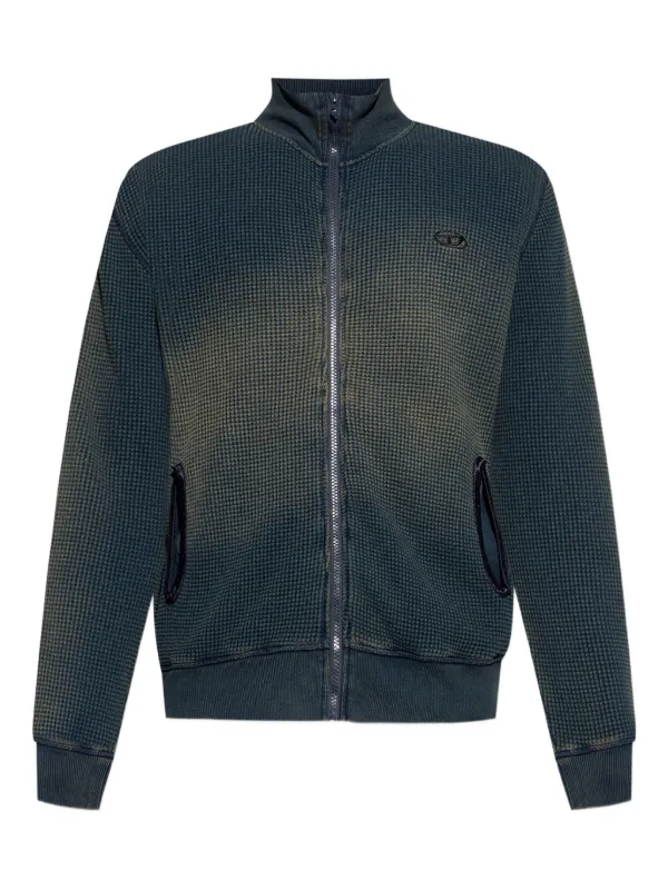 Diesel ワッフルニット カーディガン | ブルー | FARFETCH JP