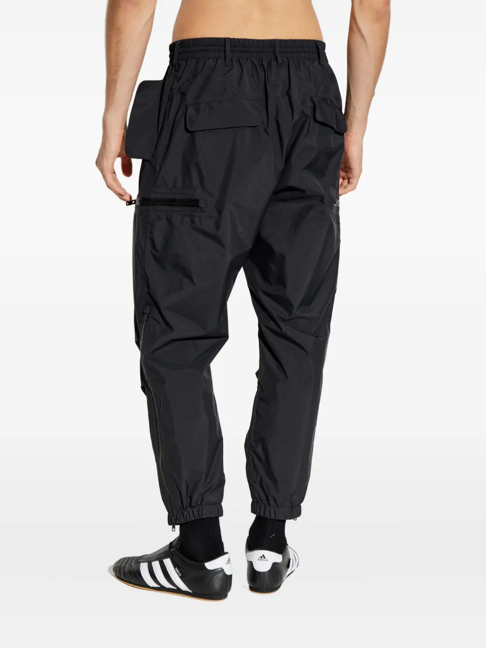 Y-3 Broek met trekkoord Zwart