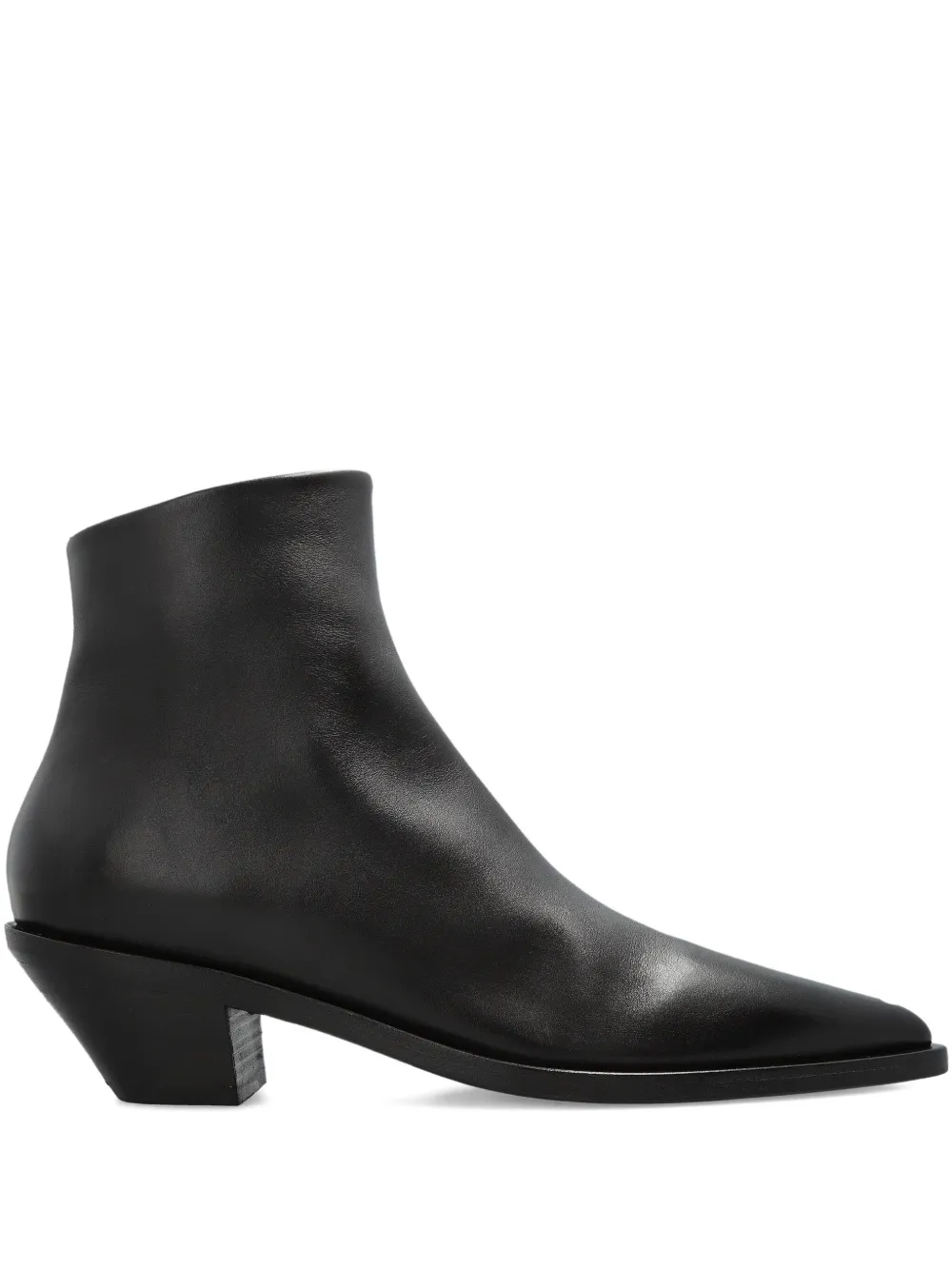 Marsèll 50mm pointed-toe heeled ankle boots Black