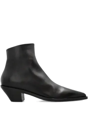 Marni ジップ アンクルブーツ | ブラック | FARFETCH JP