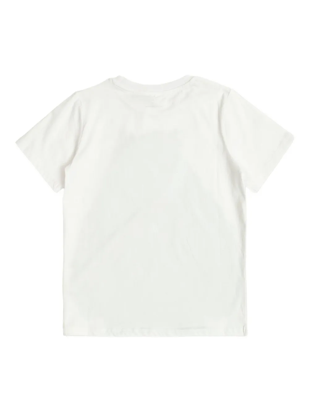 Stella McCartney Kids monster-print cotton T-shirt Wit