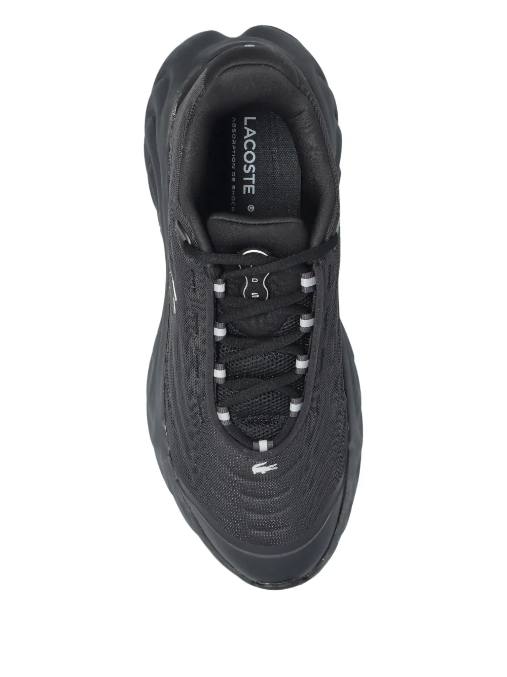 Lacoste Spinor textured chunky sneakers Zwart