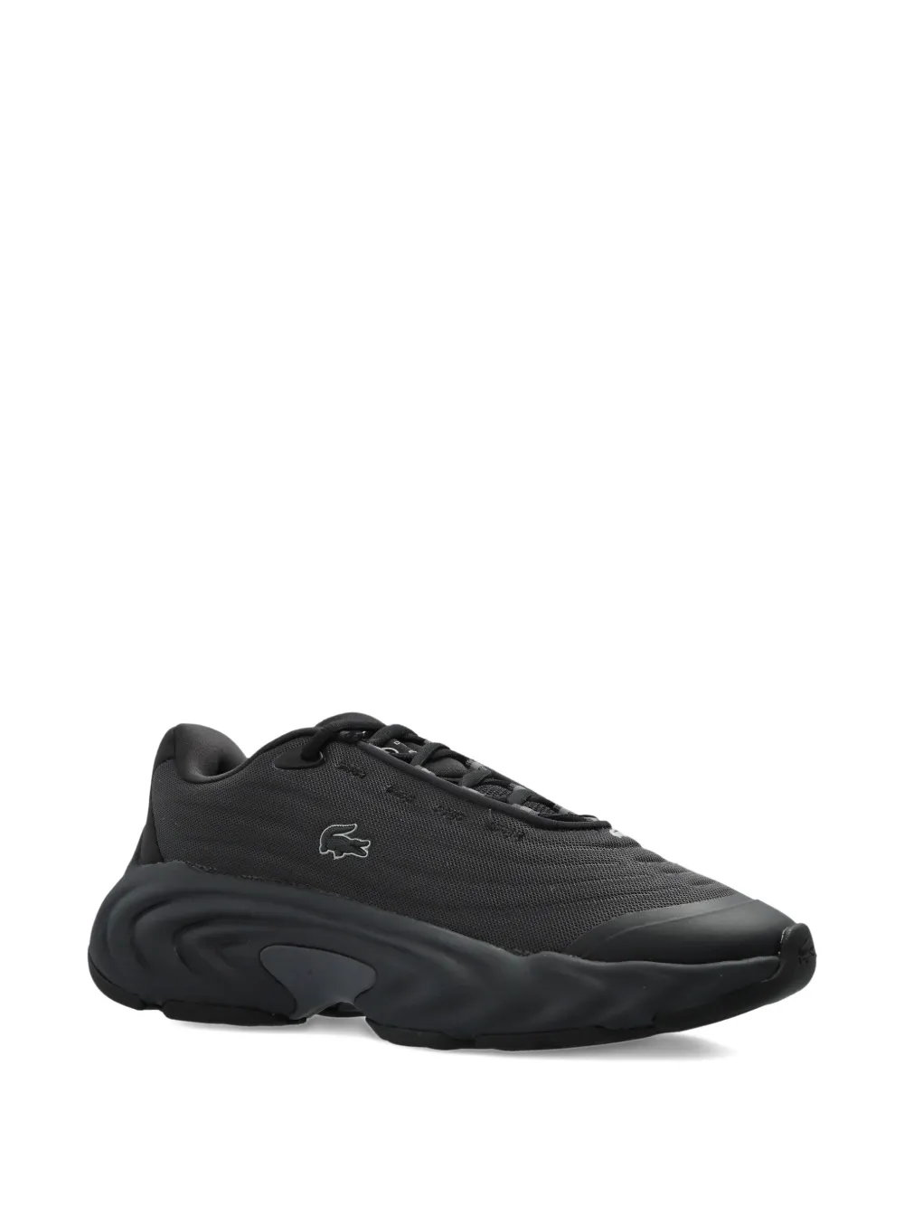 Lacoste Spinor textured chunky sneakers - Zwart