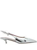 Paris Texas 35mm slingback pointed-toe pumps - Grey