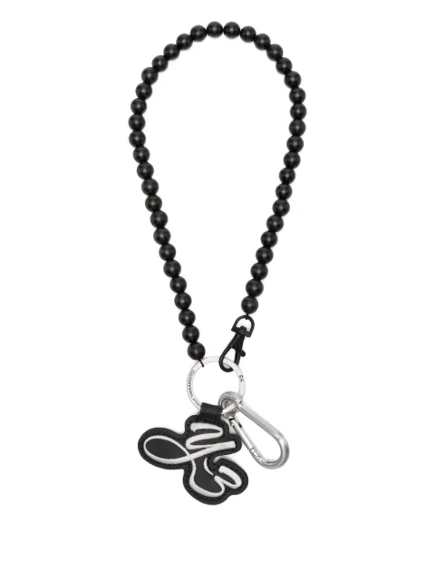 Y-3 logo-pendant keyring