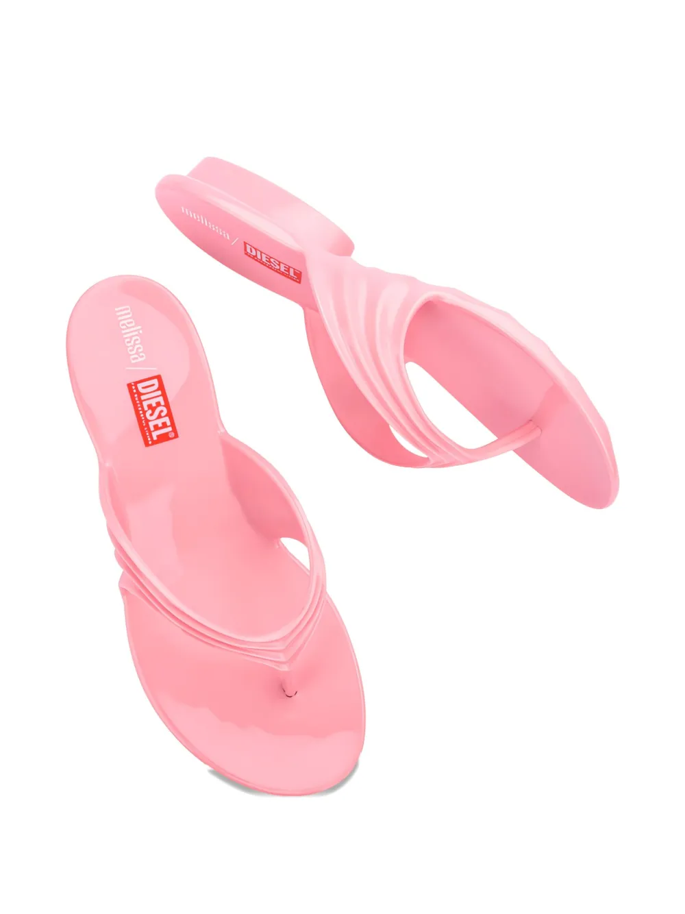 Melissa x Diesel flip-flops Pink