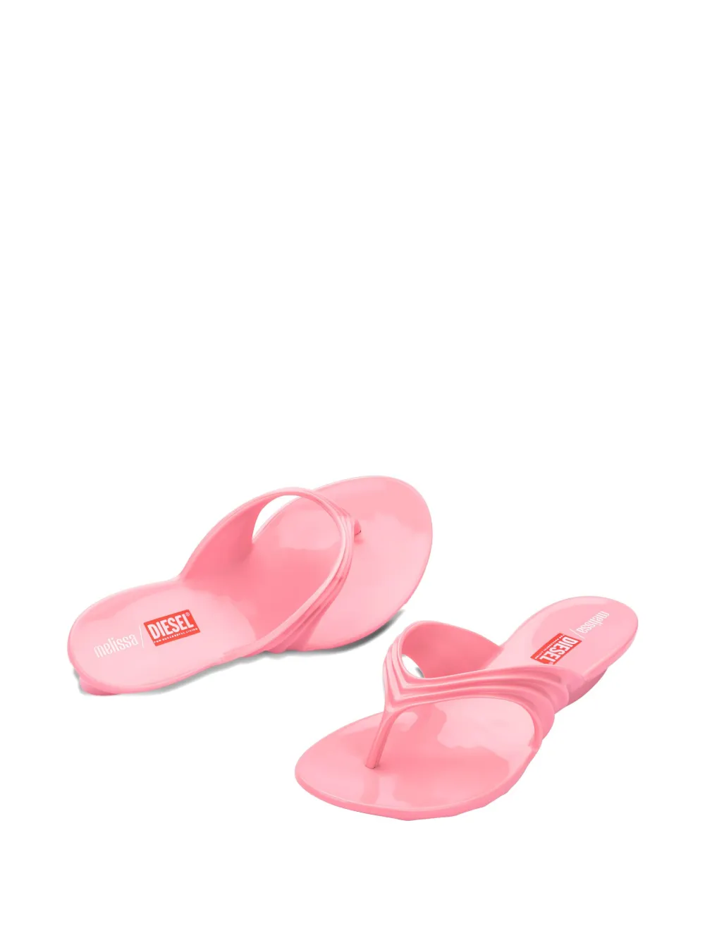 Melissa x Diesel flip-flops Pink