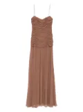 STAUD Dalton dress - Brown