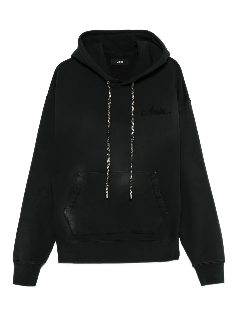 AMIRI Hoodie met logopatch Zwart