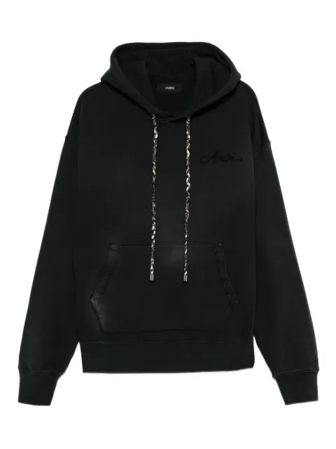 AMIRI embroidered drawstring hoodie