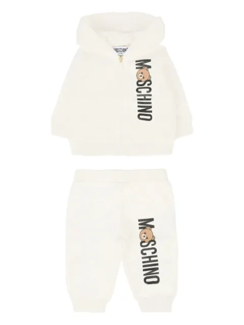Moschino Kids teddy bear-print tracksuit set