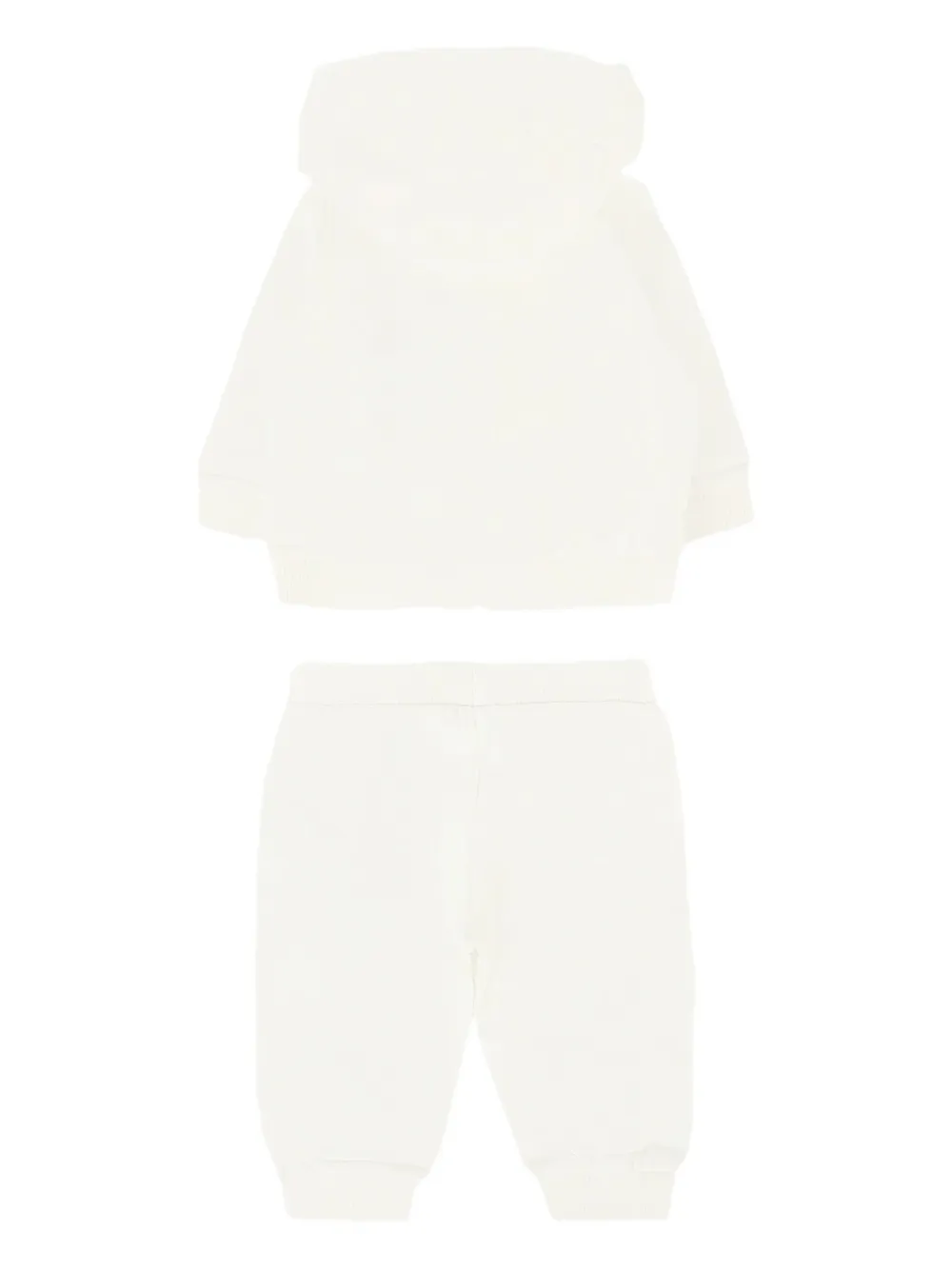 Moschino Kids Trainingspak met teddybeerprint Wit