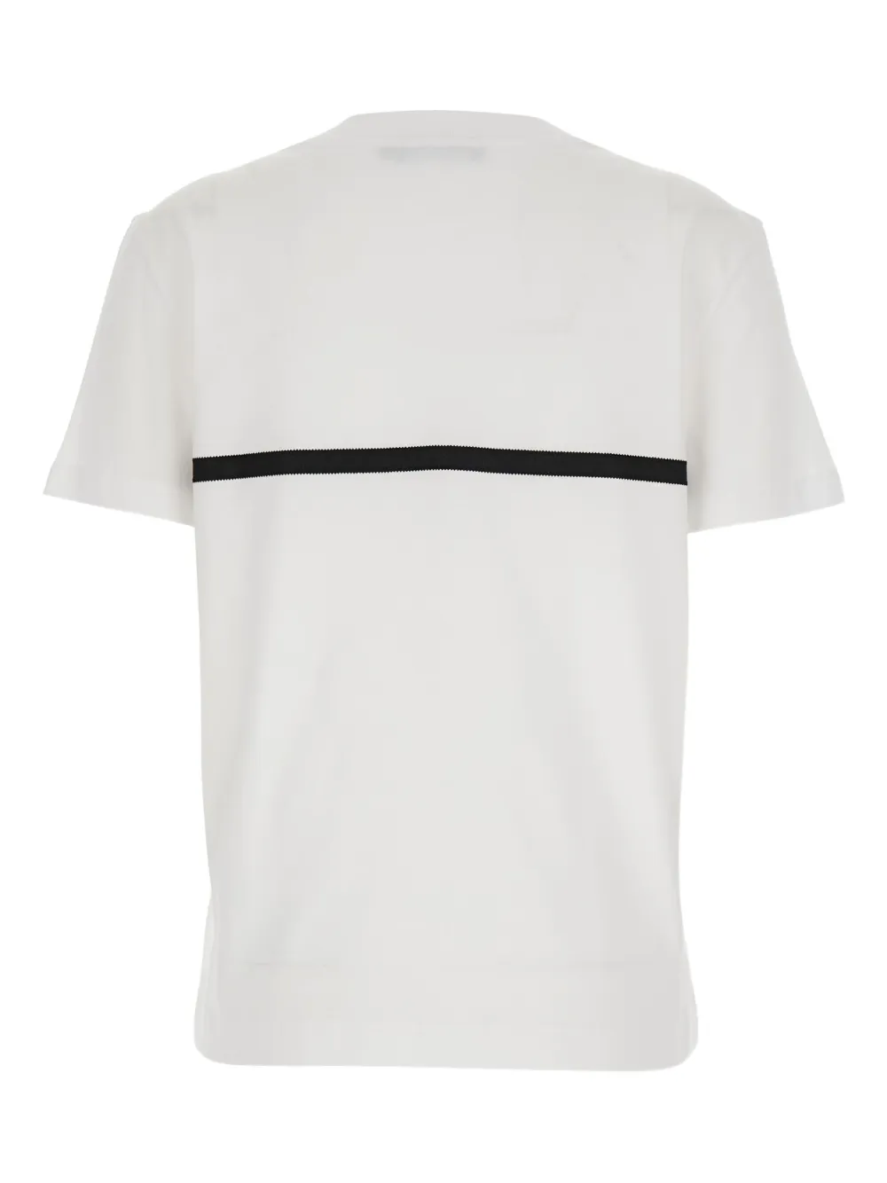 Dolce & Gabbana T-shirt met logoband Wit