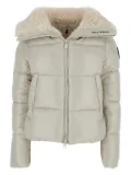 Save The Duck quilted borg-collar jacket - Neutrals