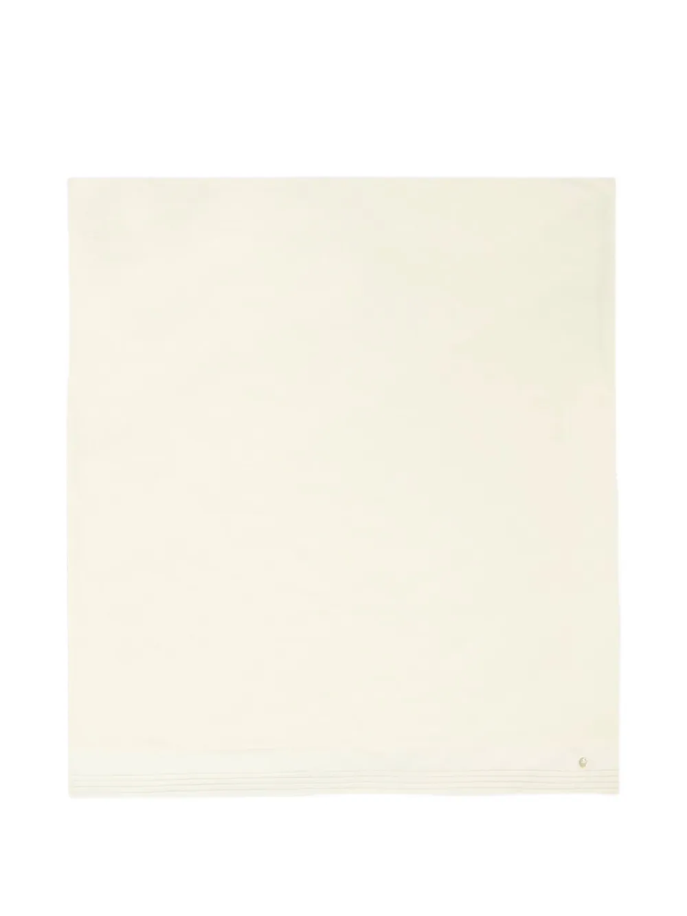 Paz Rodriguez Cotton-cashmere Blanket In White