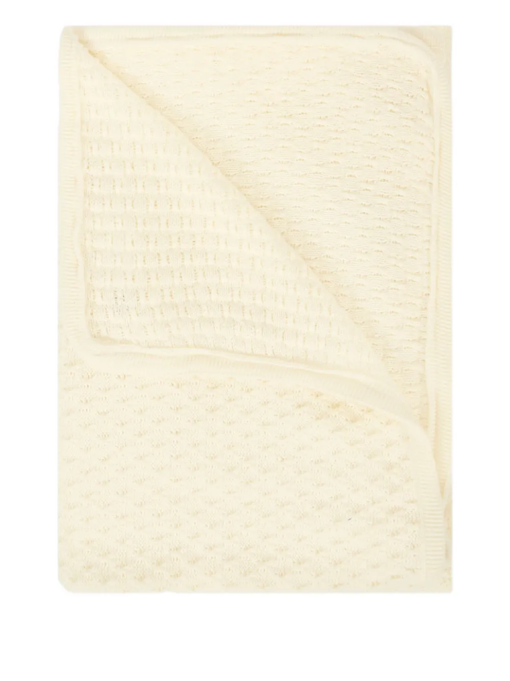 Paz Rodriguez textured-waffle blanket | Neutrals | Image 1