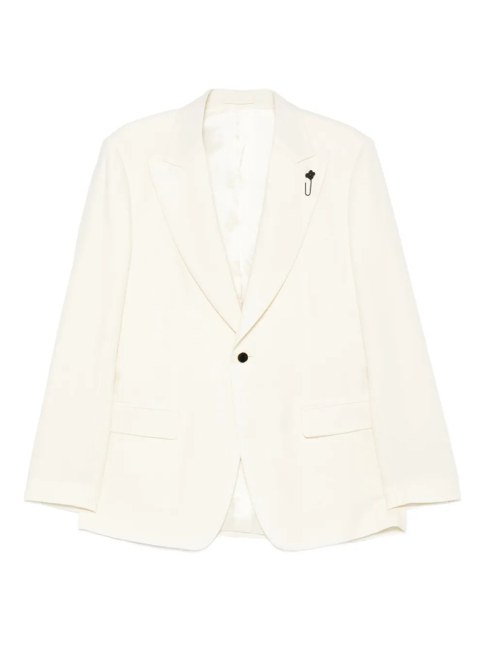 Lardini single-button suit jacket | Neutrals | Image 1