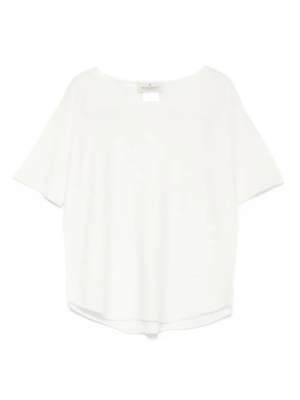 Bruno Manetti boat-neck T-shirt | White | Image 1