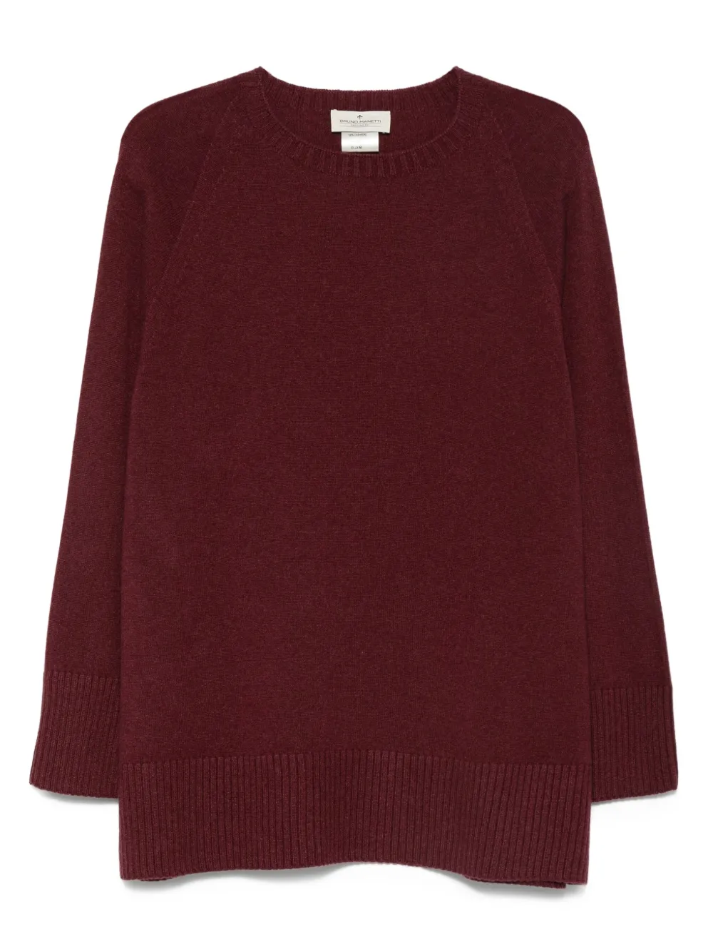 Bruno Manetti raglan-sleeve cashmere sweater | Red | Image 1