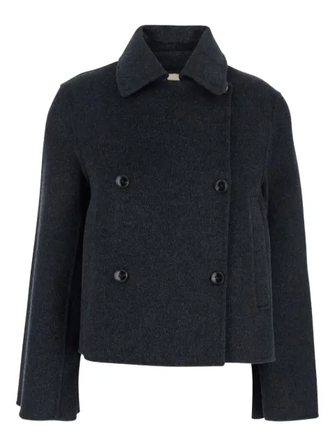 Semicouture double-breasted bell-sleeve jacket