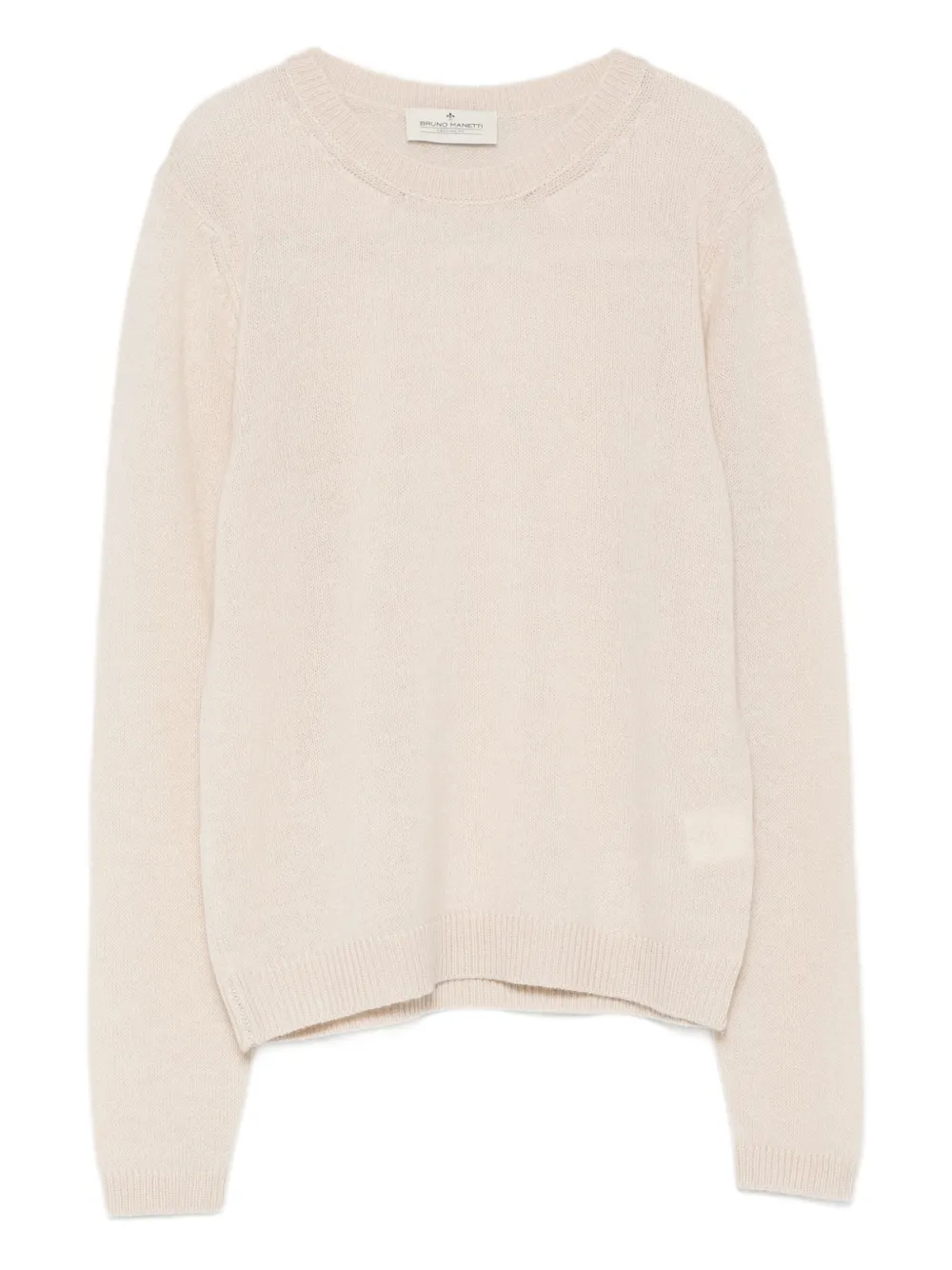 Bruno Manetti round-neck cashmere sweater | Neutrals | Image 1