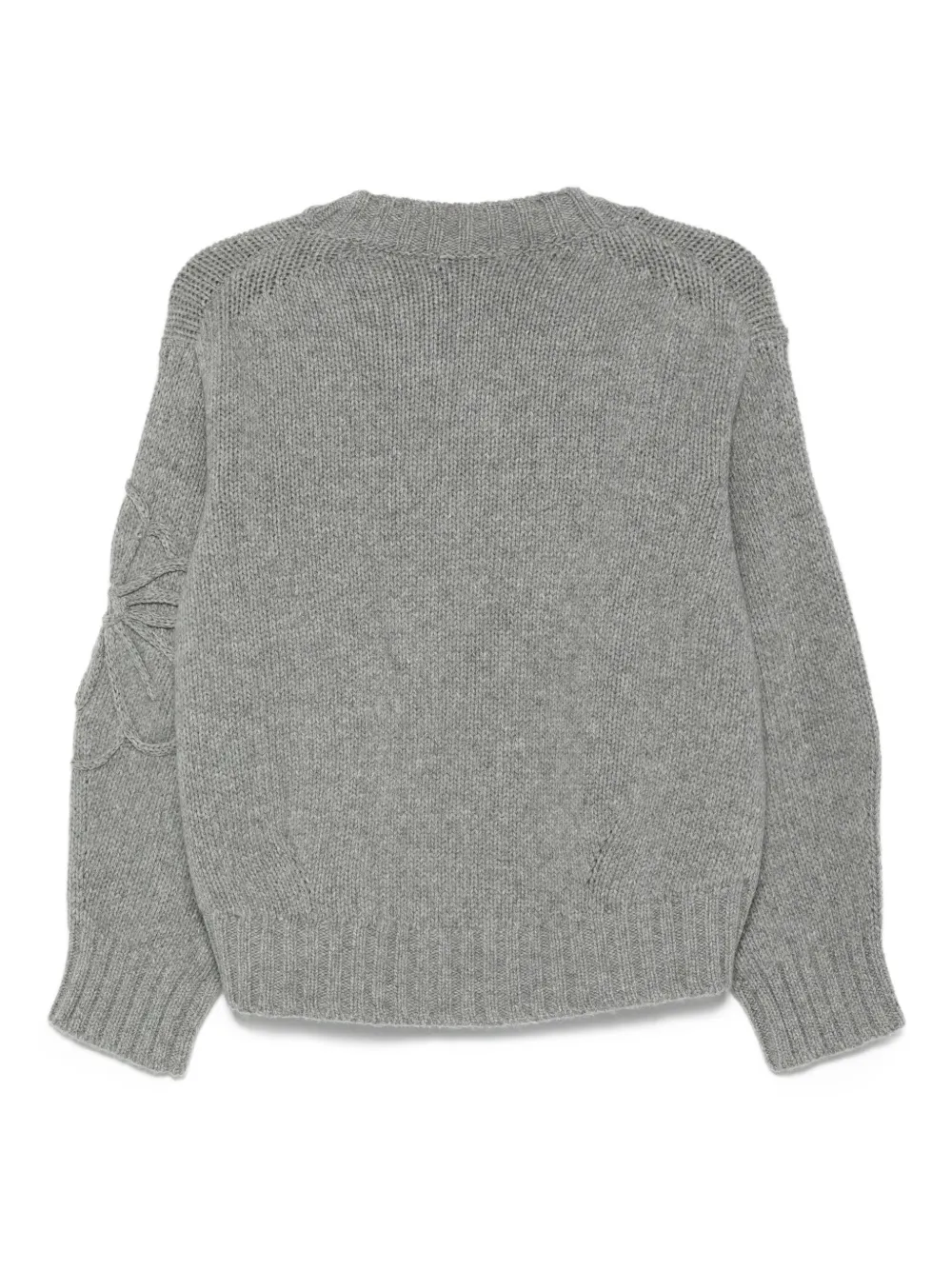 Bruno Manetti flower-embroidered cashmere sweater | Knitted Sweaters | Image 2