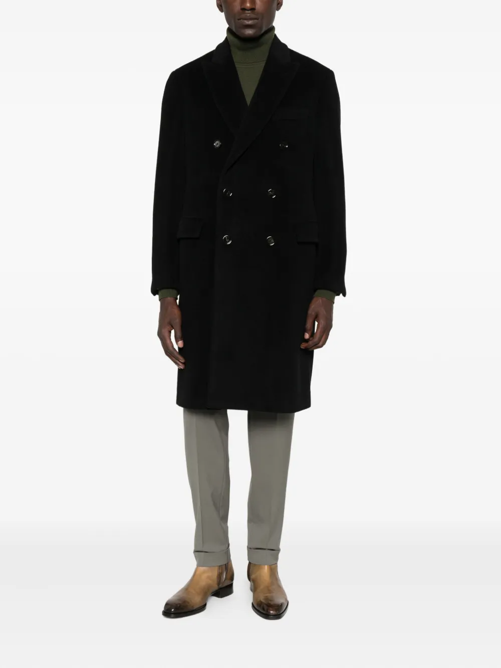 Lardini double-breasted wool coat | Double Breasted Coats | Image 2